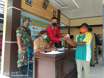Penyaluran BLT-DD Bulan Januari s/d Maret Tahun 2022